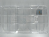 Коробка для бисера плоская 18отд. 28х16,5см