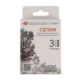 Сепия темная 3 мелка, Ладога, набор сухих художественных графических материалов, в картонной коробке, 2721422307