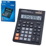 Калькулятор настольный CITIZEN SDC-444, 12 разр., двойное питание, "00", 199x153мм, оригинальный,  [250221]
