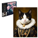 Картина по номерам (на подрамнике) 40х50см Благородный кот 71264 