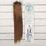 Волосы - тресс для кукол "Прямые" длина волос 25 см, ширина 100 см, цвет № 18Т, 2294916