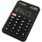 Калькулятор карманный CITIZEN LC-110NR, 8 разр., питание от батарейки, 58*88*11мм, черный [268470]