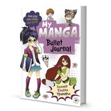 Ежедневник 140х210мм 88л. My Manga Bullet Journal (белый), мои цели, мои планы, мои мечты, твердый переплет, ляссе, 978-5-00141-546-6