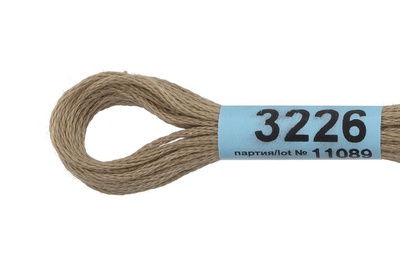 Мулине х\б 8м Гамма, бежевый 3226