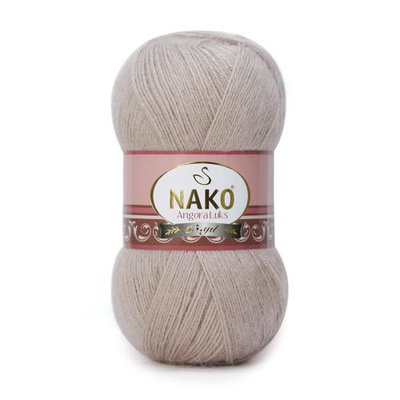 Пряжа NAKO Angora Luks 100г/550м (5%мохер, 15%шерсть, 80%акрил) 3079