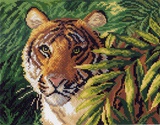 Канва с рисунком 28х37см Индокитайский тигр Матренин Посад,  [0526-1]