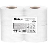 Бумага туалетная 2-слойная, 4шт. Veiro Professional "Premium"20м/рул., белая  Т314