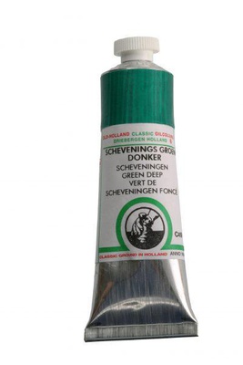 Краска масляная художественная Old Holland Classic Oil Colours 40мл туба, C49 Шевенинген зеленый темный (C49 Scheveningen Green Deep)