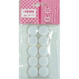 Липучки на клеевой основе deVENTE. DIY. Круг, набор 20  шт, размер 1шт. d-2см, в пластиковом пакете с блистерным подвесом [8000407]