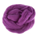 Шерсть для валяния Пехорка 50гр. 100% шерсть полутонкая фиалка,  [179]