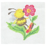 Набор для вышивания Hobby&Pro Пчелка с цветком 22х22см,  [ПК-152]