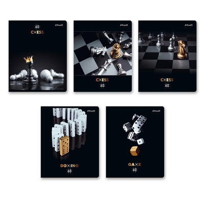 Тетрадь 60л. клетка на скобе Заряжаем мозги, мелованный картон, Твин-Лак, 000481