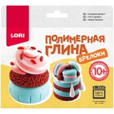 Набор для изготовления брелоков из полимерной глины Lori "Сладкий десерт", 10+, Пг-009