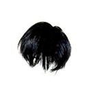 Волосы д/кукол прямые короткие Magic4Hobby П50 черный КЛ.24947