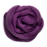 Шерсть для валяния Пехорка 50гр. 100% шерсть полутонкая глубокий ежевика,  [191]