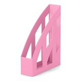 Стойка-угол для бумаг пластик 75мм, ErichKrause® Office, Pastel, розовый, ЕК55578
