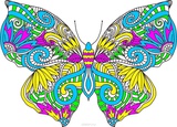 Набор для вышивания 41х41см Узор бабочки Матренин Посад,  [1863/Н]