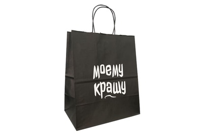 Пакет подарочный крафт 24*14*28см «Моему крашу», 723241