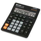 Калькулятор настольный Eleven SDC-554S, 14 разрядов, двойное питание, 155*205*36мм, черный, [339207]