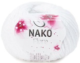 Пряжа NAKO Fiore 50г/150м (25% лен / 35% хлопок / 40% бамбуковое волокно),  [208]