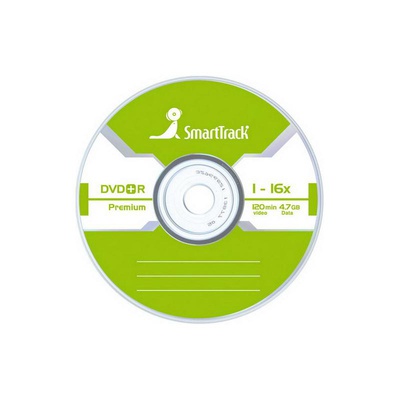DVD+R Смарт трек 4,7гб 16x Cake Box, ST000220