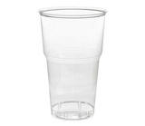 Одноразовый стакан 0,5л, прозрачный ПП ( комплект 50шт.), холодное/горячее 004984