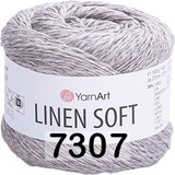 Пряжа Yarnart Linen soft 100г/272м (30% лен, 36% вискоза, 34% хлопок), 7307