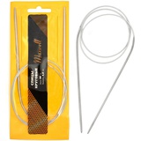Спицы для вязания на металлической леске 80см 3мм Maxwell Gold,  [MAXW.80-30]