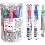 Циркуль deVENTE. Pastel 12см,  в пластиковом футляре, пастельный цвет корпуса в ассортименте 5098000