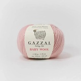 Пряжа Gazzal Baby Wool 50г/175м (40%акрил /40%мериносовая шерсть /20%кашемир ПА) 845