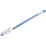 Ручка гелевая 0,7мм голубая Crown "Hi-Jell Color", [001957]
