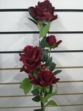 Букет "Роза бархатная" 115см, текстиль, цвет в ассортименте