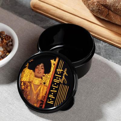 Ланч-бокс (пластик) мини, 150 мл, "Красота внутри", (круглый), 5399494