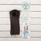 Волосы - тресс для кукол "Прямые" длина волос 15 см, ширина 100 см, цвет № 2, 2294877