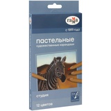 Карандаши пастельные 12цв. ГАММА "Студия", диаметр грифеля: 4 мм, картонная коробка 170322_12P