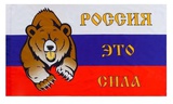 Флаг (150*90см) "Россия это сила", текстиль [4141477]