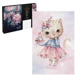 Картина по номерам (на подрамнике) 20х30см Очаровательная кошечка 67917 