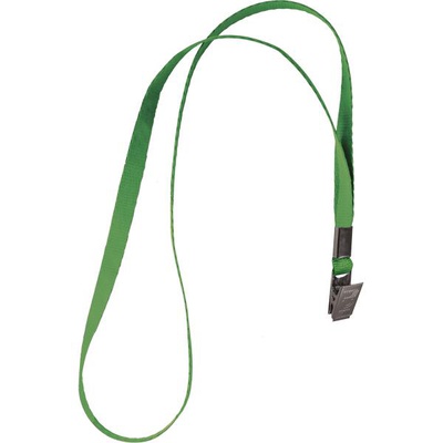 Лента для бейджа 43 см deVENTE, с металлическим клипом, зеленая, 4010702
