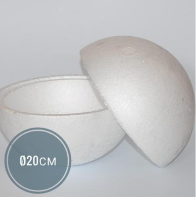 Шар из пенопласта  Ø  20см ( сфера 2части )