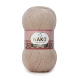 Пряжа NAKO Angora Luks 100г/550м (5%мохер, 15%шерсть, 80%акрил) 11053