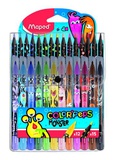 Набор Maped ColorPeps Monster для рисования, 27 предметов (12 фломастеров/15 пластиковых цветных карандашей) в пластиковом футляре, 984718
