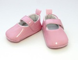 Туфли лакированные для куклы 7,5см h3см, розовый,  [25273]